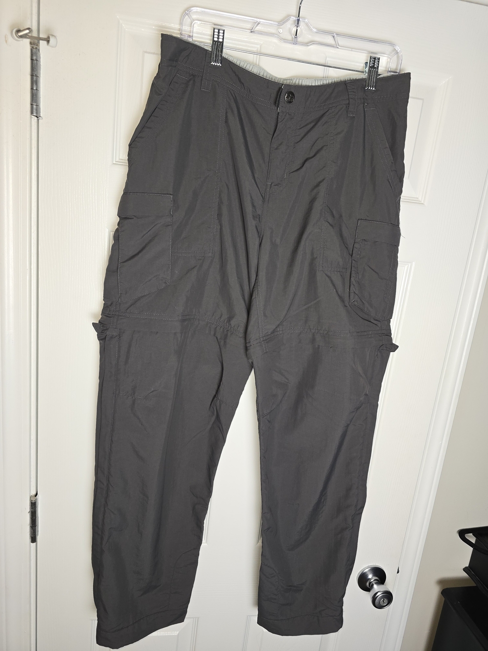 REI Women's Dark Gray Convertible Cargo Pants Size 12 Petite